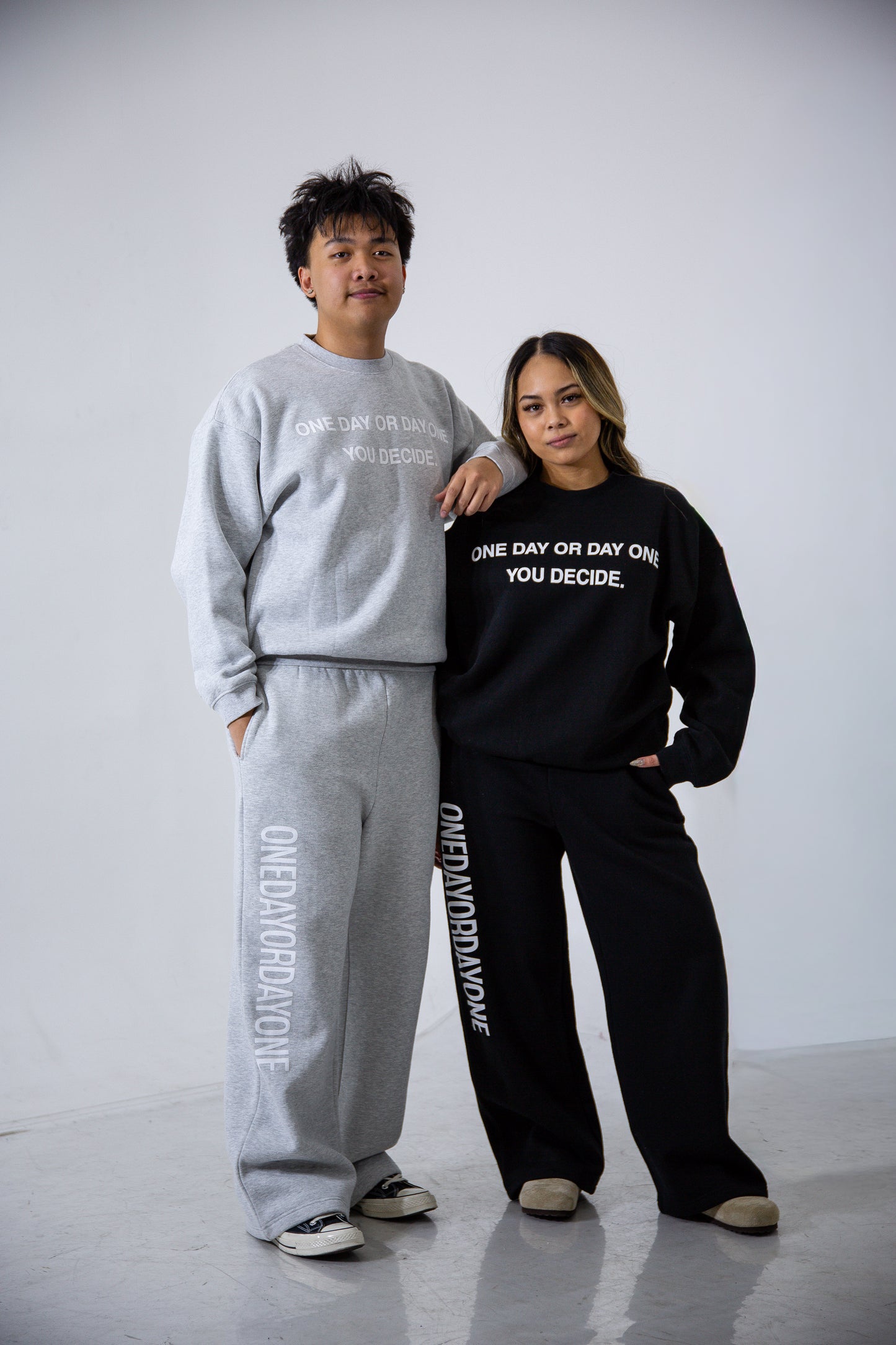 'Don't Call Me Lucky' Crewneck - Black