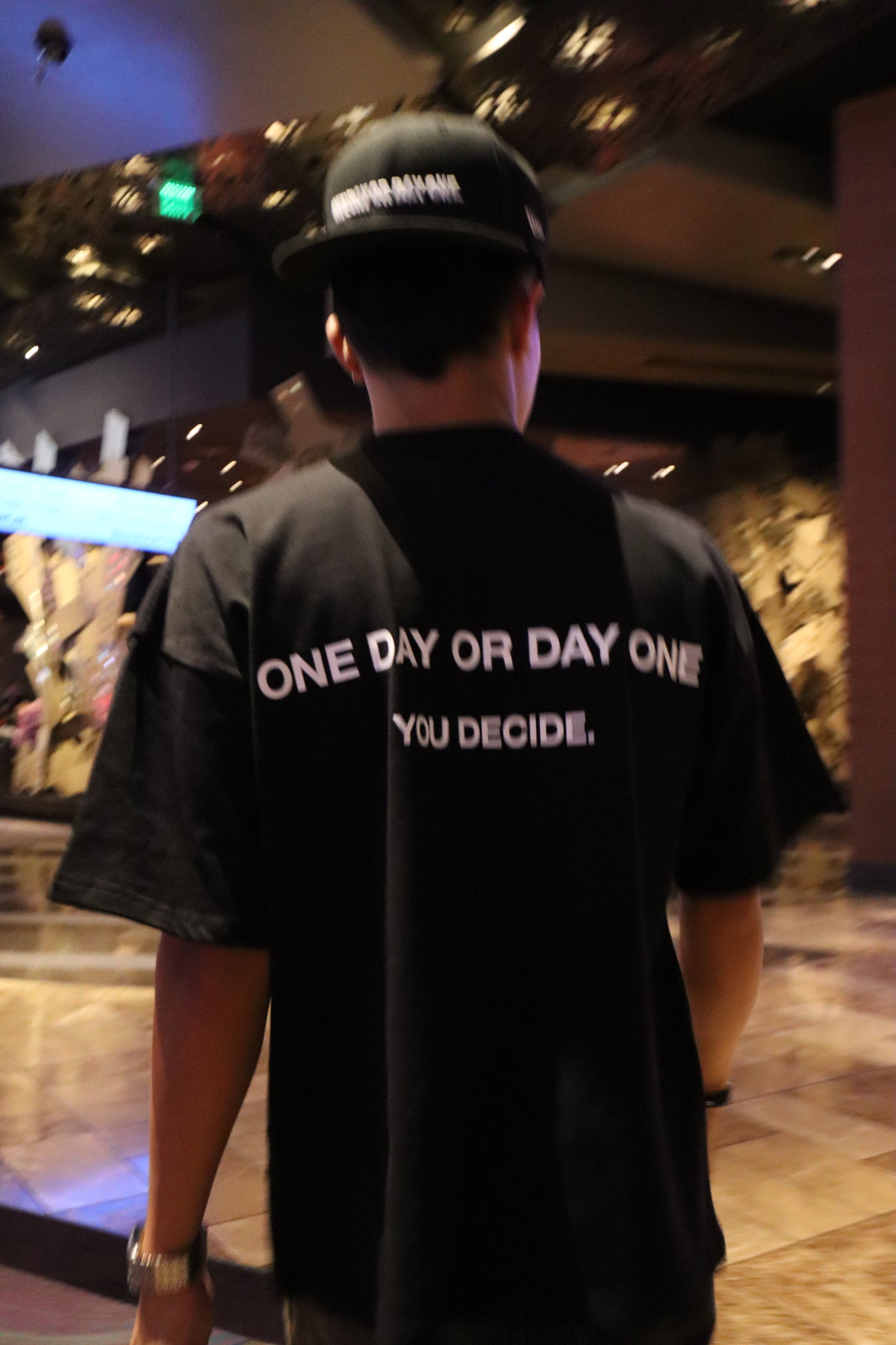 'No Risk No Story' Black Tee