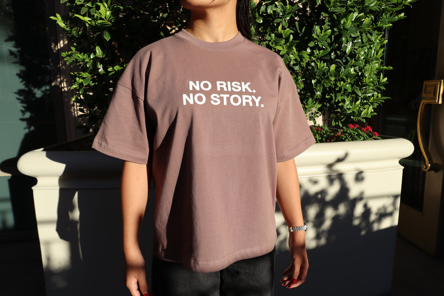 'No Risk No Story' Clay Tee