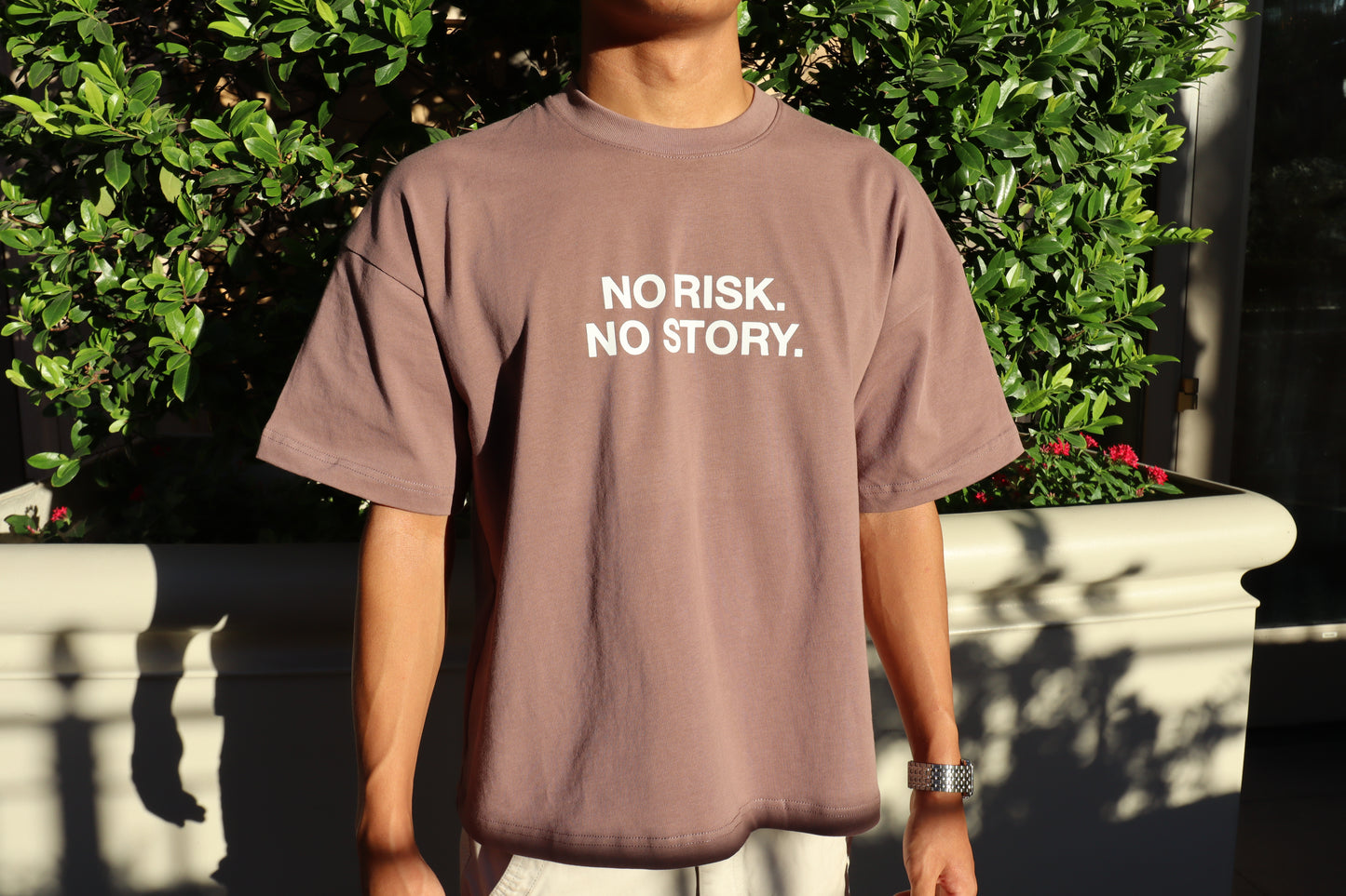 'No Risk No Story' Clay Tee