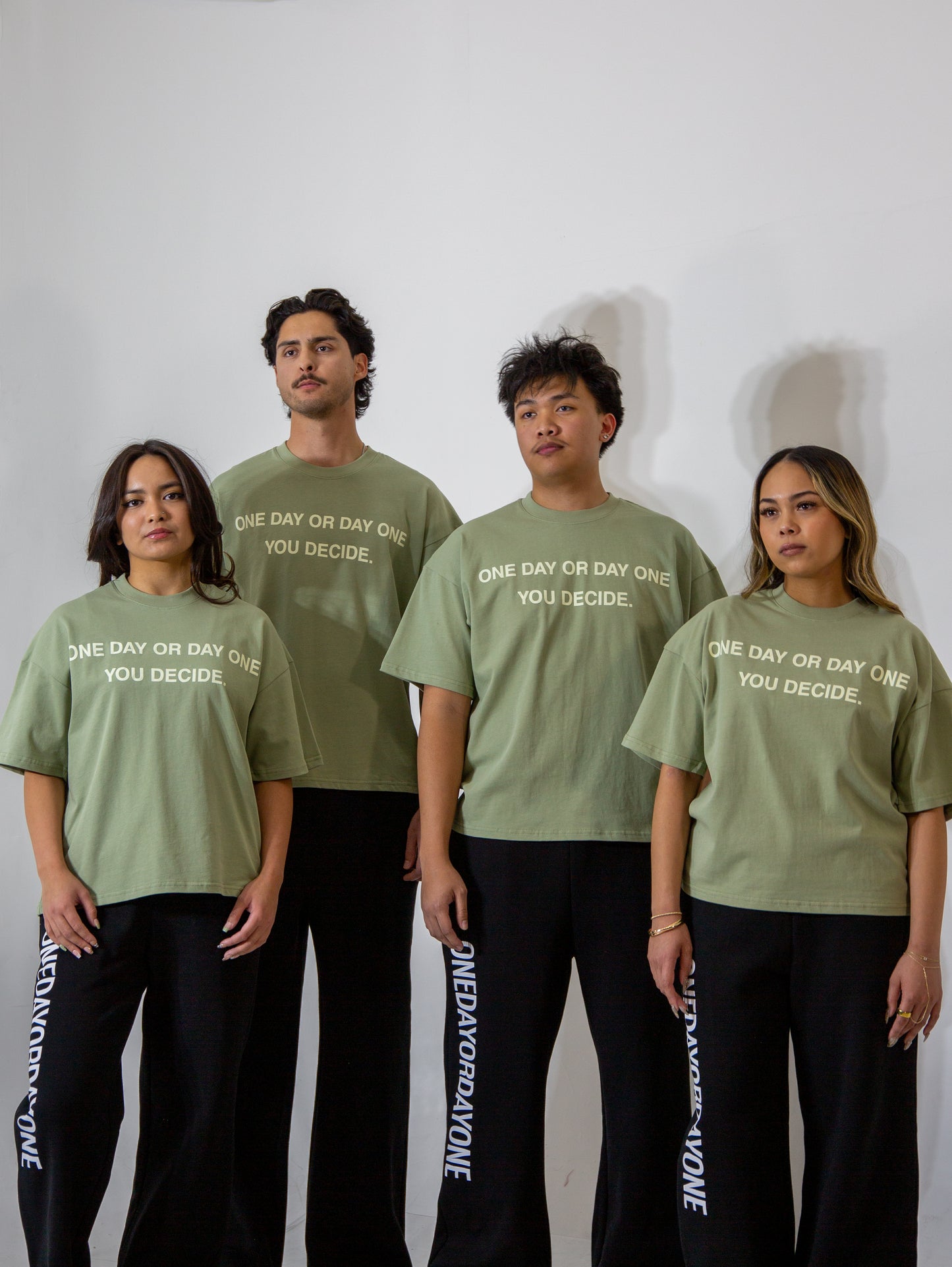 'Take The Risk' Tee - Matcha