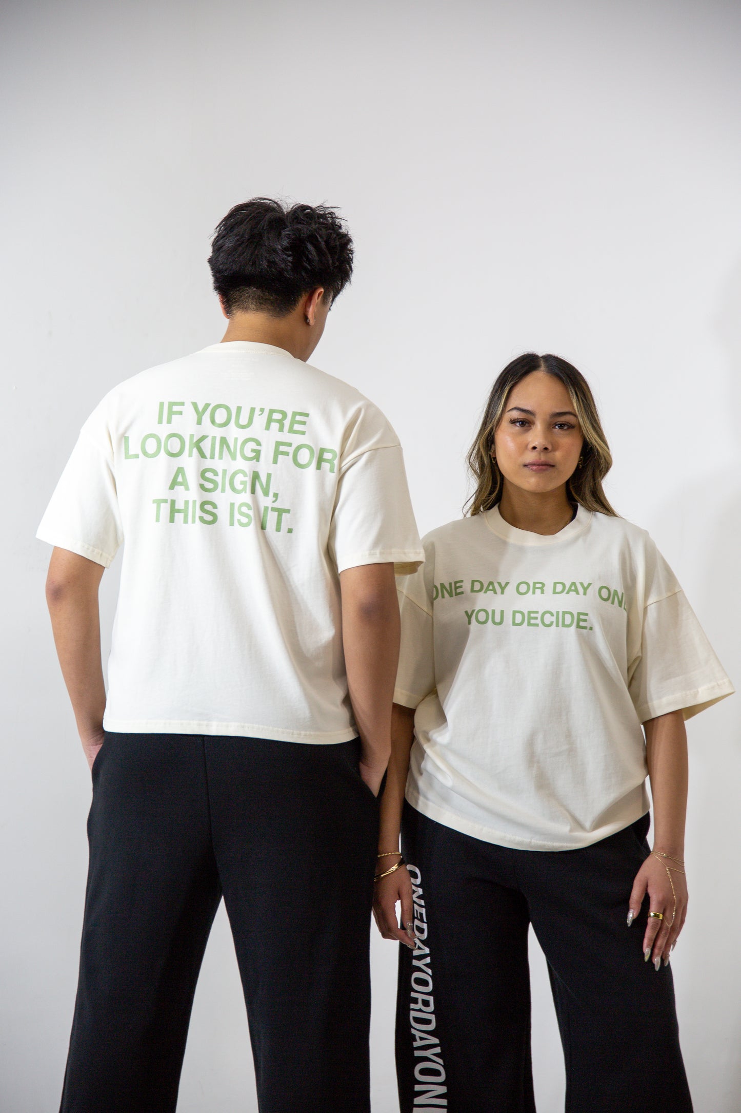 'This Is Your Sign' Tee - Cream