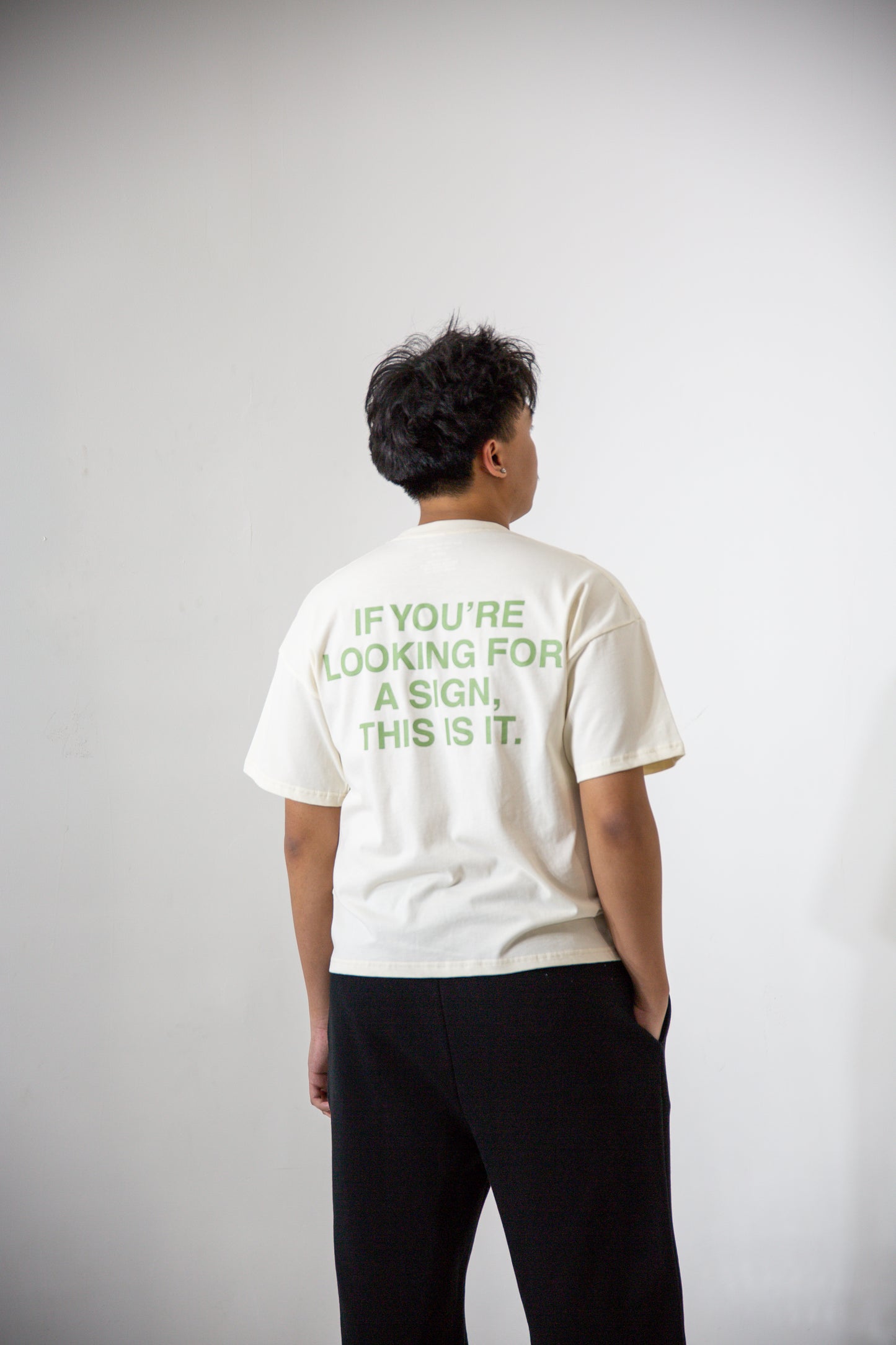 'This Is Your Sign' Tee - Cream