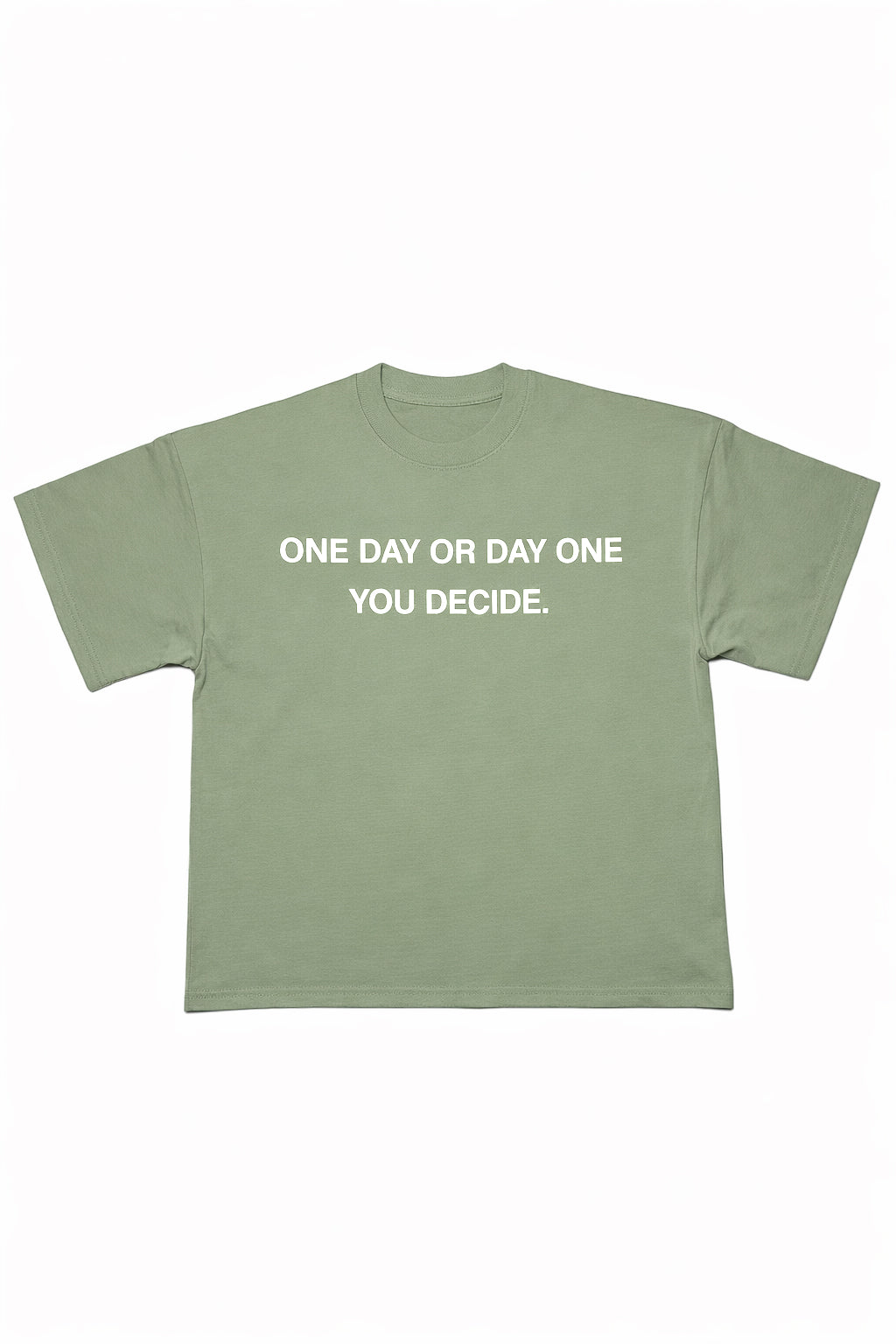 'Take The Risk' Tee - Matcha