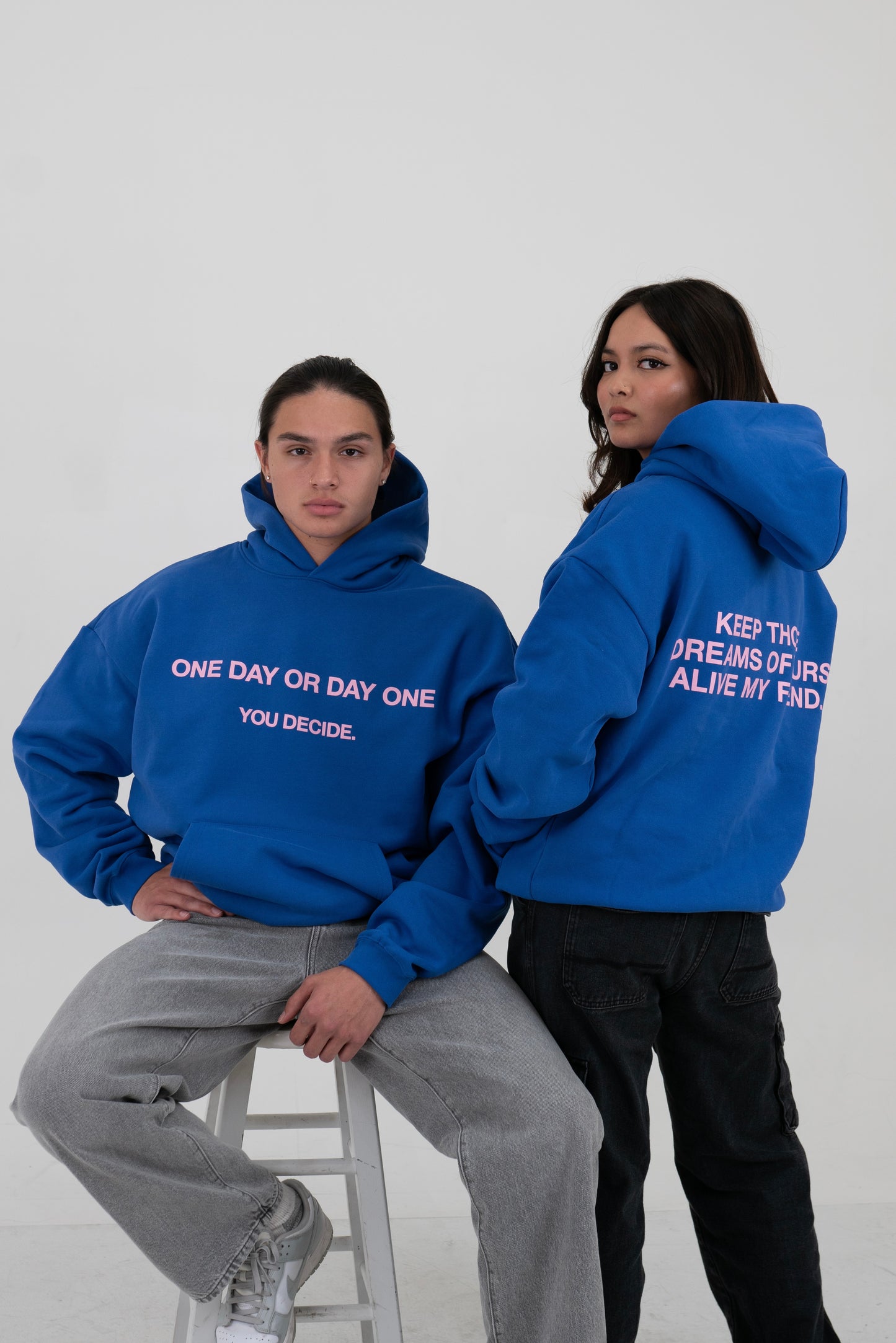 'Dream Energy' Hoodie - Royal Blue