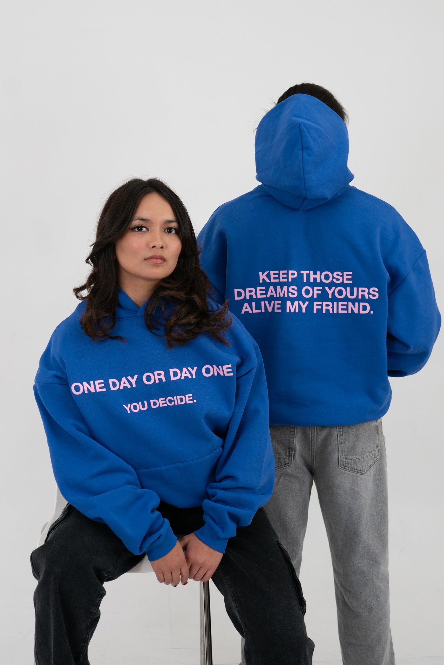 'Dream Energy' Hoodie - Royal Blue