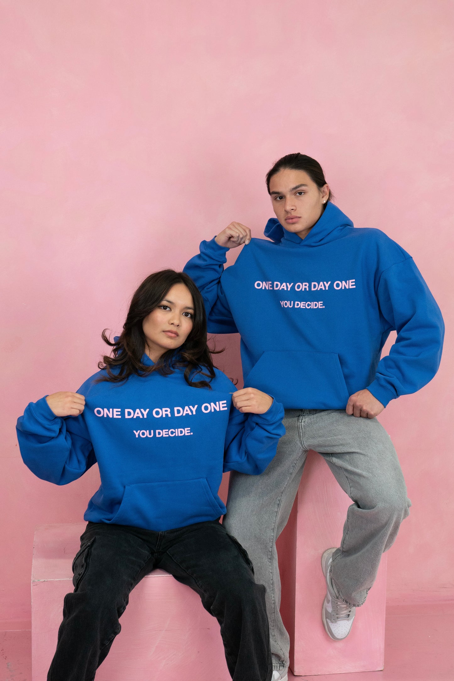 'Dream Energy' Hoodie - Royal Blue