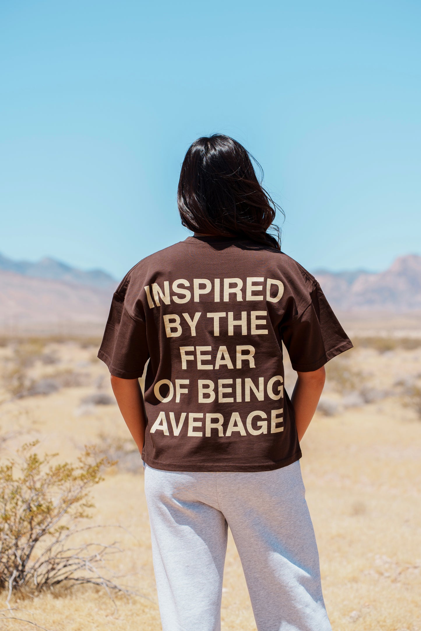 'Fear Of Being Average' Coffee Tee