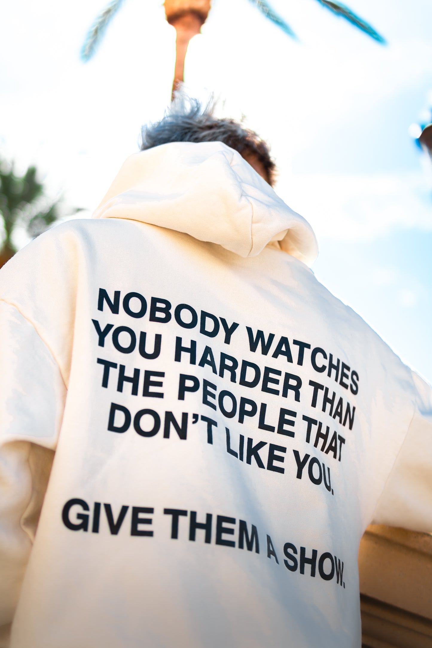 "Give Them A Show" Off-White Hoodie