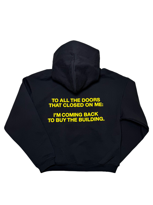 'To All the Doors' Hoodie - Core Black